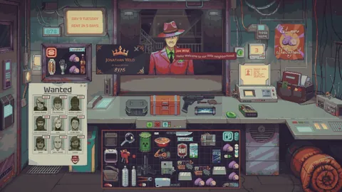 Мясник в Probably Stolen: донос, месть и охота · Официальный кадр игры для иллюстрации
